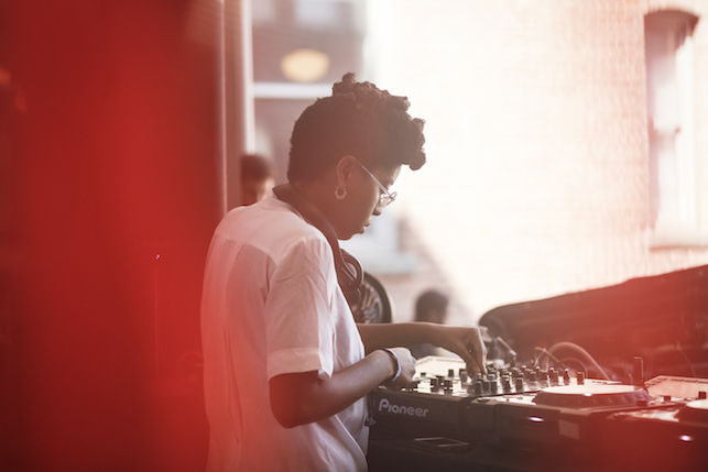 SHYBOI performing at MoMA PS1’s Warm Up on August 13, 2016. Image courtesy of MoMA PS1. Photo: Charles Roussel